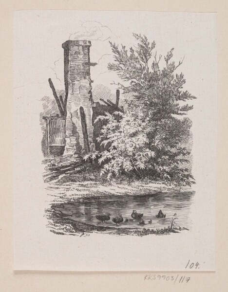 H.P. Hansen, Illustration til "Nabofamilierne" i H.C. Andersen, "Eventyr og Historier", Bind 2