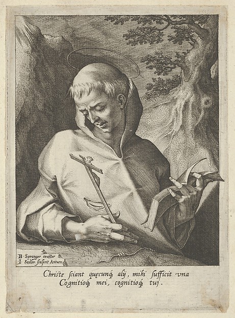 Johann Sadeler I, Saint Francis