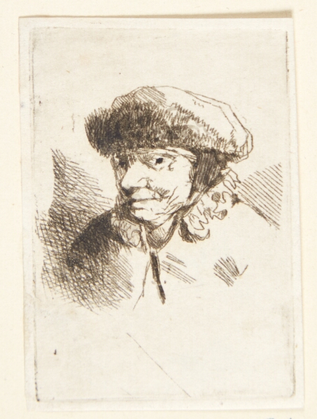 Cornelis Pietersz Bega, Smilende gammel kvinde med pelshue