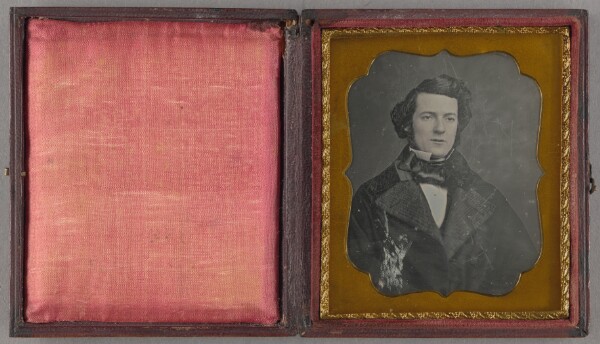 Unknown, [Portrait of a Man with Large Bow Tie]