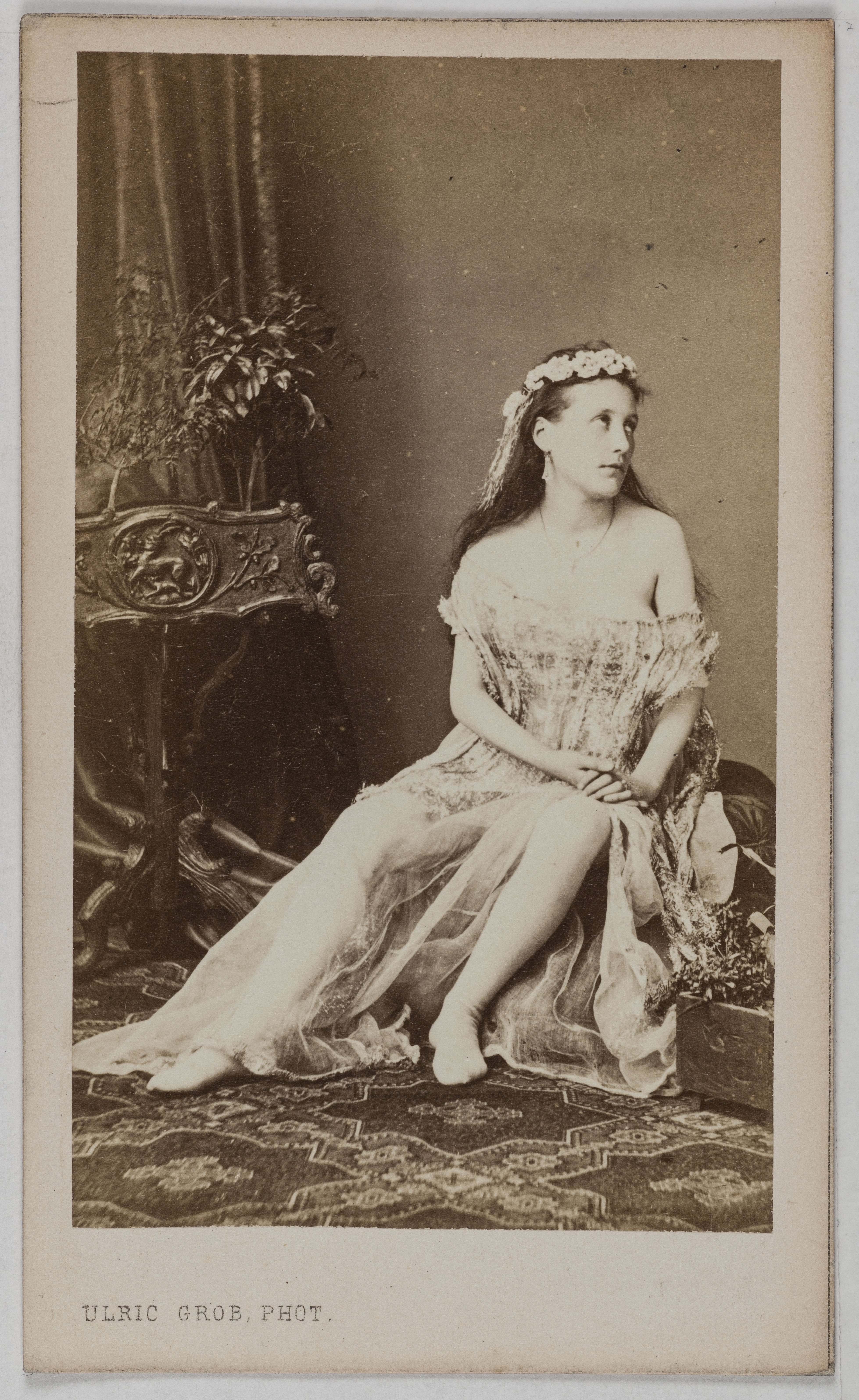 Ulric Grob, Portrait de Josepha (actrice au théâtre de l'Ambigü)