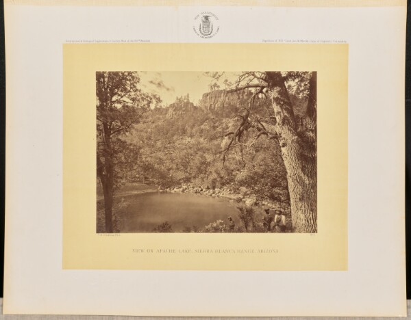 Timothy H. O'Sullivan, View on Apache Lake, Sierra Blanca Range, Arizona