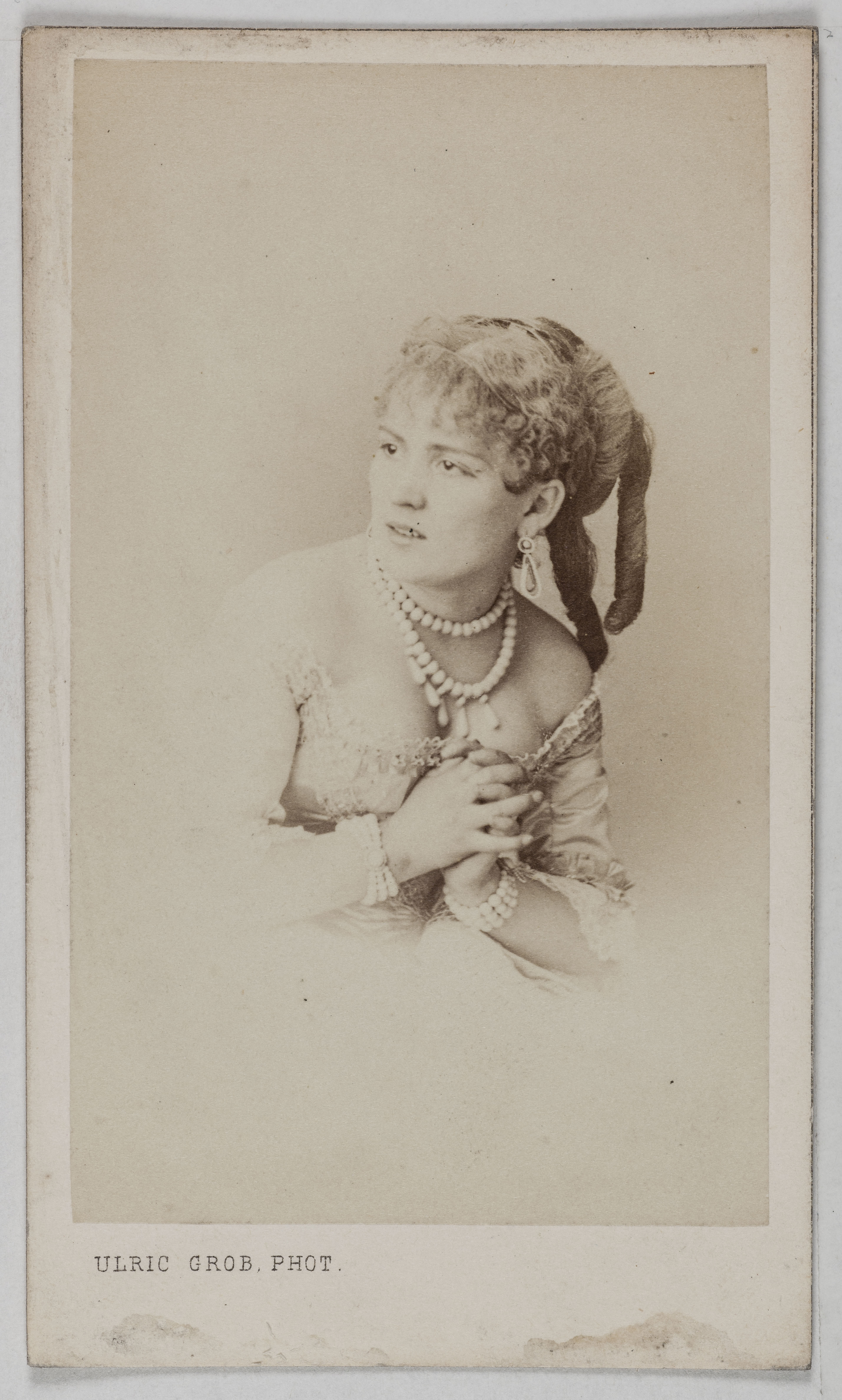Ulric Grob, Portrait de Jeanne (actrice au théâtre des Délassements comiques)
