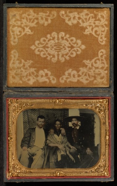 Unknown, [Portrait of Woman and Two Men]