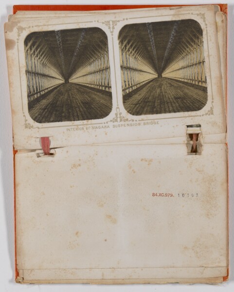 Unknown, Interior of Niagara Suspension Bridge