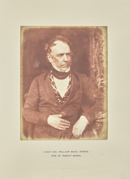 Hill & Adamson, [Colonel James Glencairn Burns]