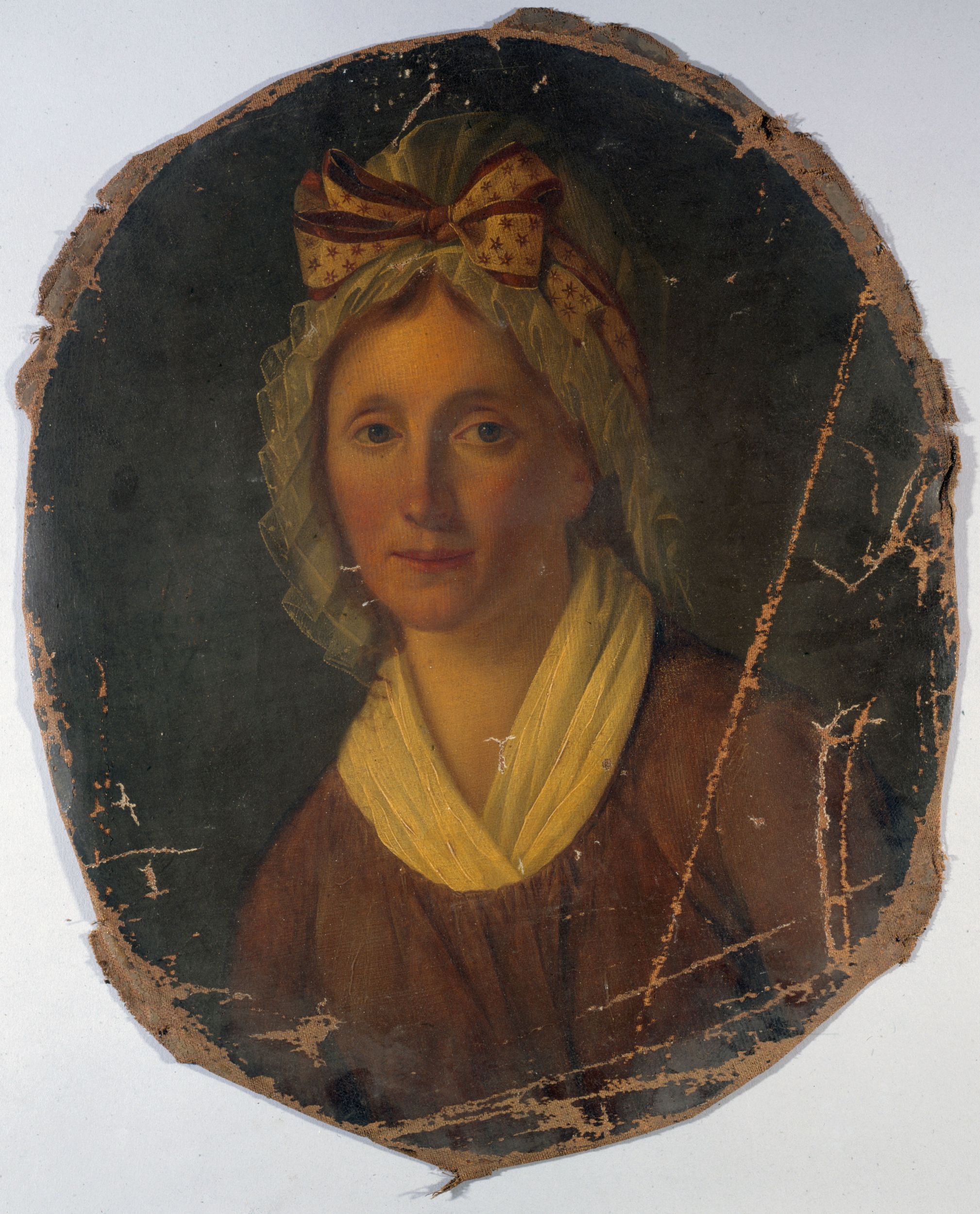 Anonyme, Portrait de femme d'époque révolutionnaire