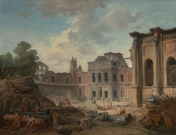 Hubert Robert, Demolition of the Château of Meudon