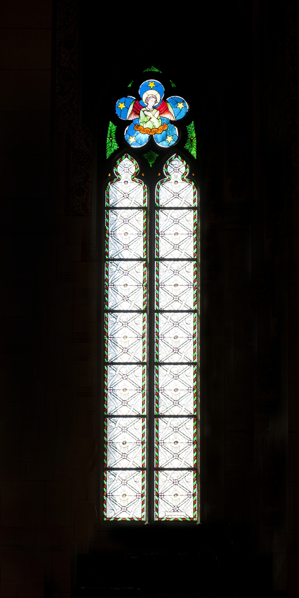 Olle Norling, Glass painting in the Oxenstiernska choir (travé 20), Uppsala Cathedral, Uppsala 2013