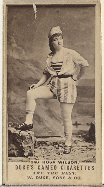 W. Duke, Sons & Co., Card Number 348, Rosa Wilson, from the Actors and Actresses series (N145-5) issued by Duke Sons & Co. to promote Cameo Cigarettes