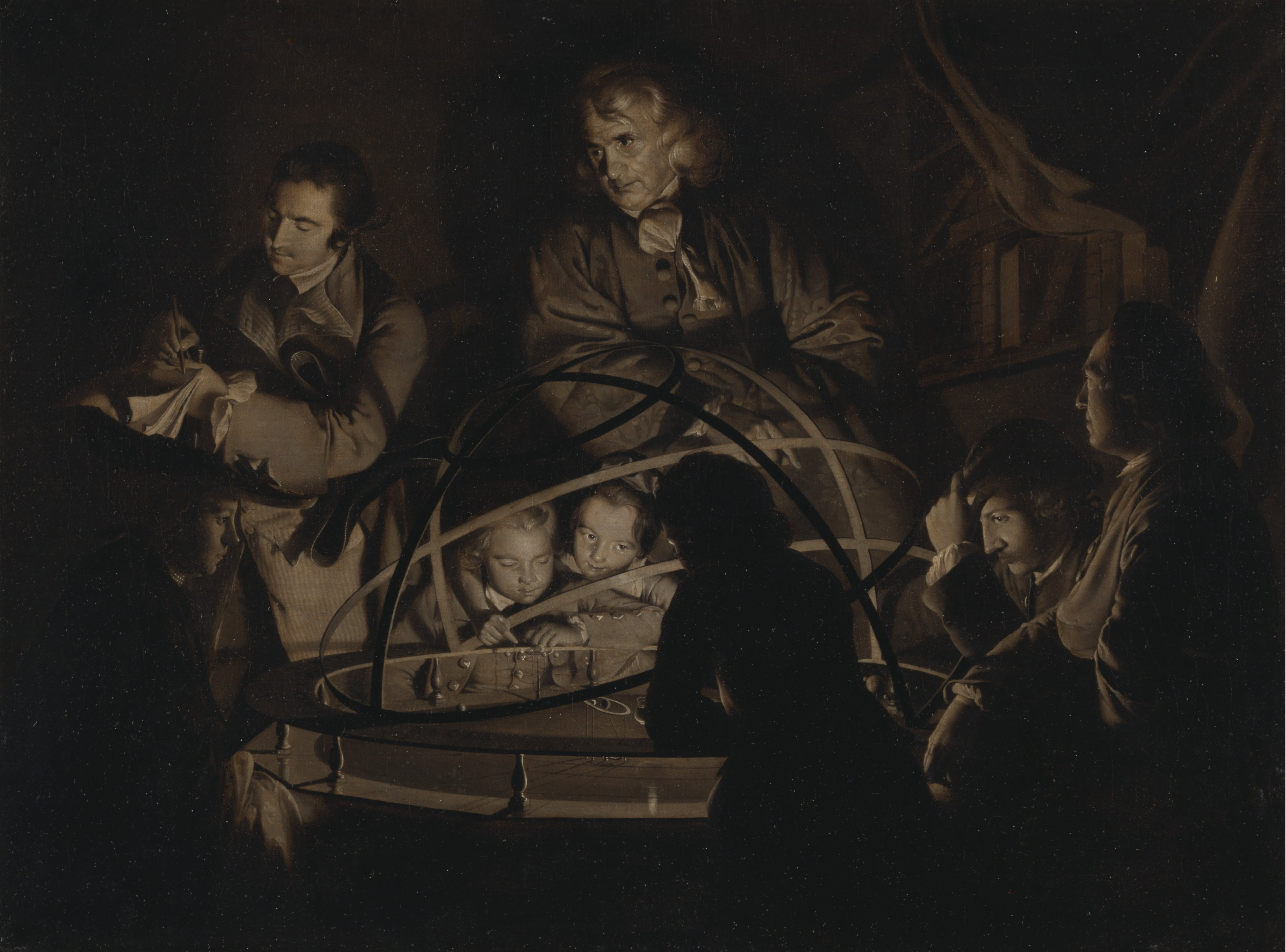 Joseph Wright of Derby, Philosopher Giving a Lecture on the Orrery