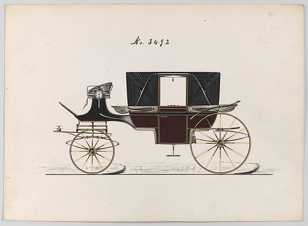 Brewster & Co., Design for Landau, No. 3492