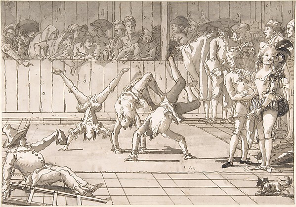 Giovanni Domenico Tiepolo, Scene of Contemporary Life: The Acrobats