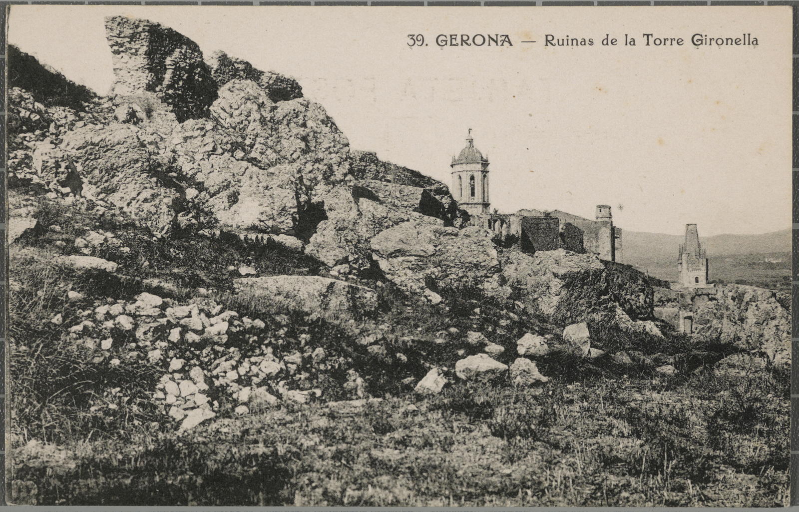 Desconegut, 39. Gerona - Ruinas de la Torre Gironella