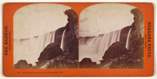 George Barker, Pathway going under the Horseshoe Fall