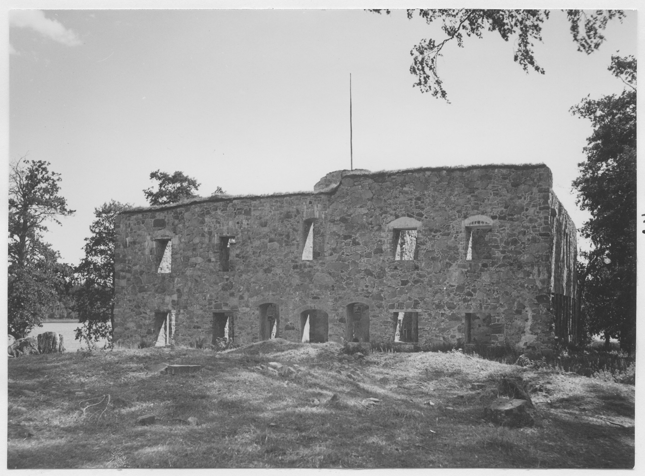 Mårten Sjöbeck, Eksjöhovgård, ruiner