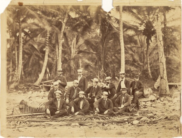 Timothy H. O'Sullivan, [Lieutenant Commander Thomas O. Slefridge and Members of the Darién Expedition, Isthmus of Darién (Panama)]