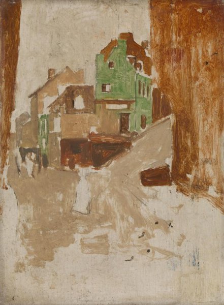 George Hendrik Breitner, Street in Montmartre, Paris