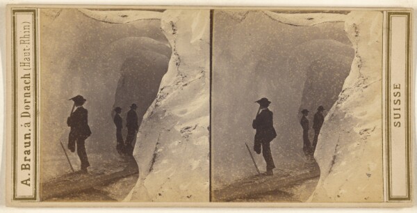 Adolphe Braun, Oberland Bernois. Grotto de glace au glacier superieur de Grindelwald.