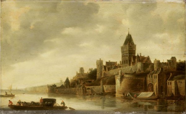 Frans de Hulst, View of the Valkhof in Nijmegen