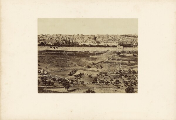 Francis Frith, General View of Jerusalem from Mount of Olives