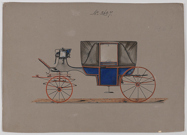 Brewster & Co., Design for Landau, No. 3647