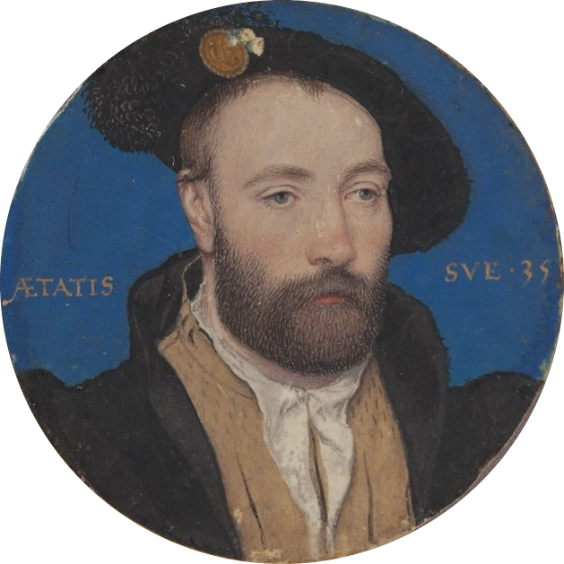 Hans Holbein the Younger, Portrait of a man, probably Sir George Carew (ca.1504-1545)