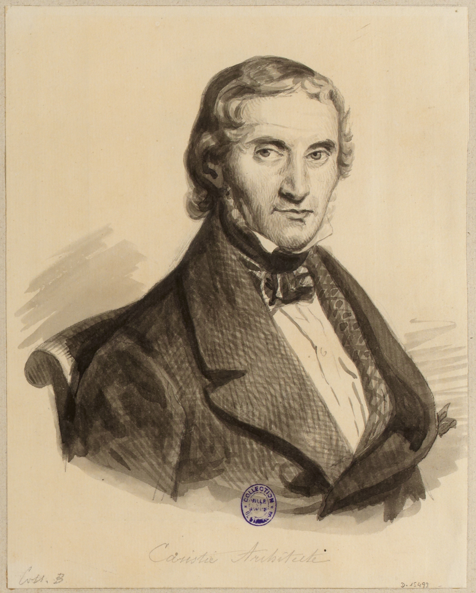 Anonyme, Portrait de l'architecte A. Caristie