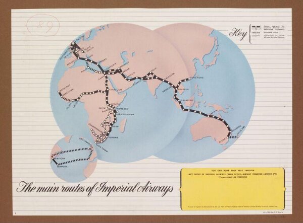 Unknown, The Main Routes of Imperial Airways