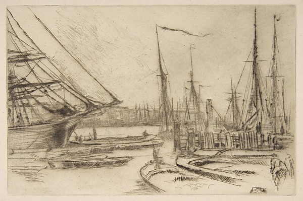 James McNeill Whistler, A Sketch from Billingsgate (From Billingsgate)