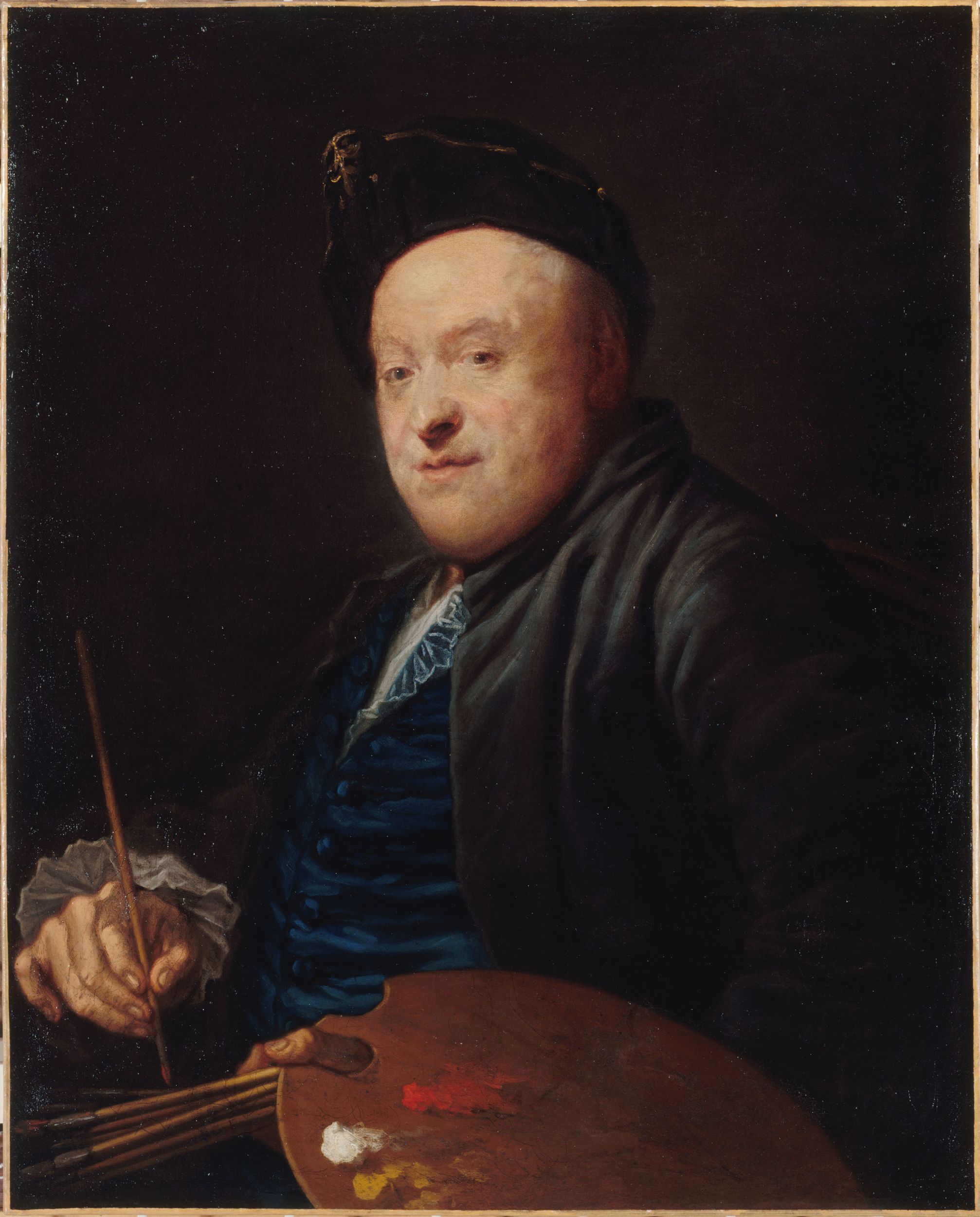 Anonyme, Portrait du peintre Etienne Jeaurat (1699-1789).