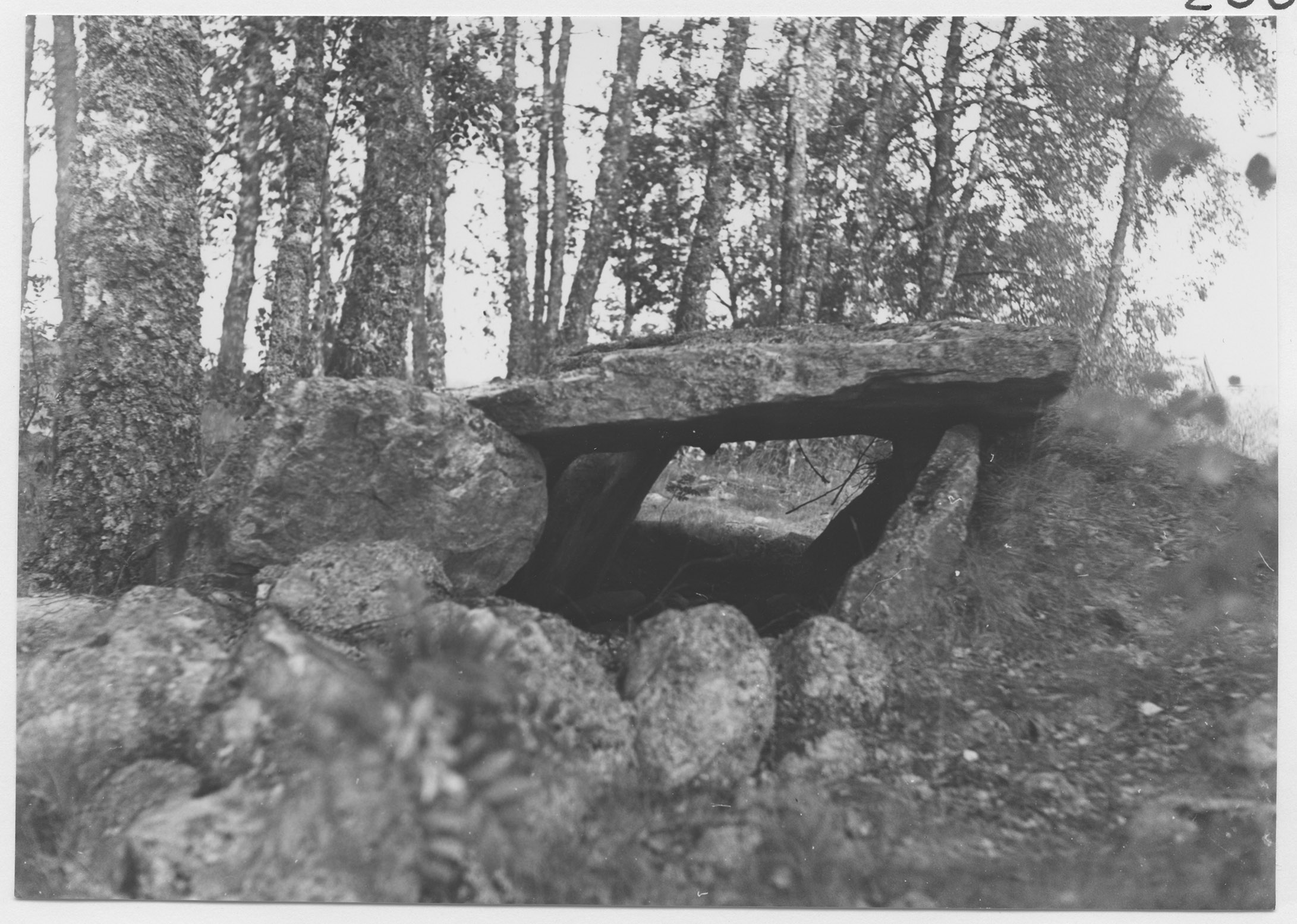 Mårten Sjöbeck, Bäckaryd, hällkista från stenåldern