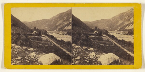 Edward and Henry T. Anthony & Co., Delaware Water Gap. View of the Delaware Water Gap from below.