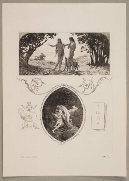 Lorenz Frølich, Illustration til "L'Oraison Dominicale"