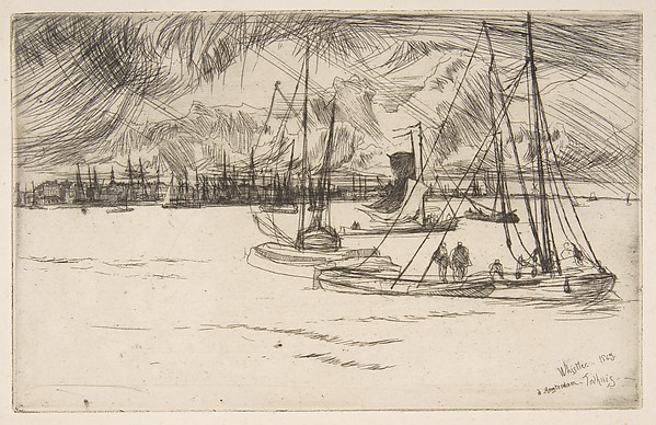 James McNeill Whistler, Amsterdam, from the Tolhuis