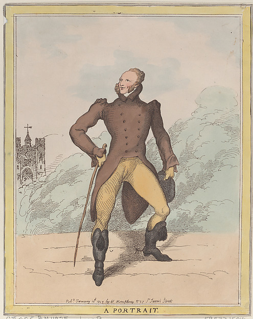 Thomas Rowlandson, A Portrait (Lord Petersham)