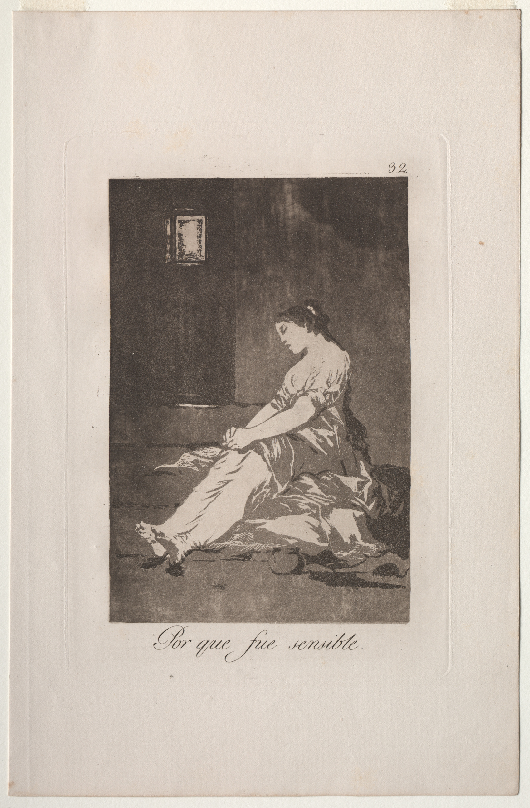 Francisco de Goya, Because She Was Susceptible, Plate 32