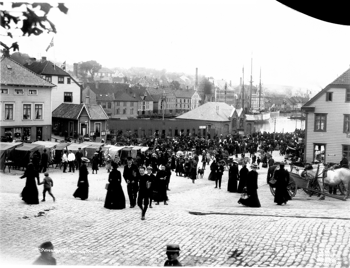 Anders Beer Wilse, Prot: uleselig Konv: Stavanger Torvet 20. Sep. 1902