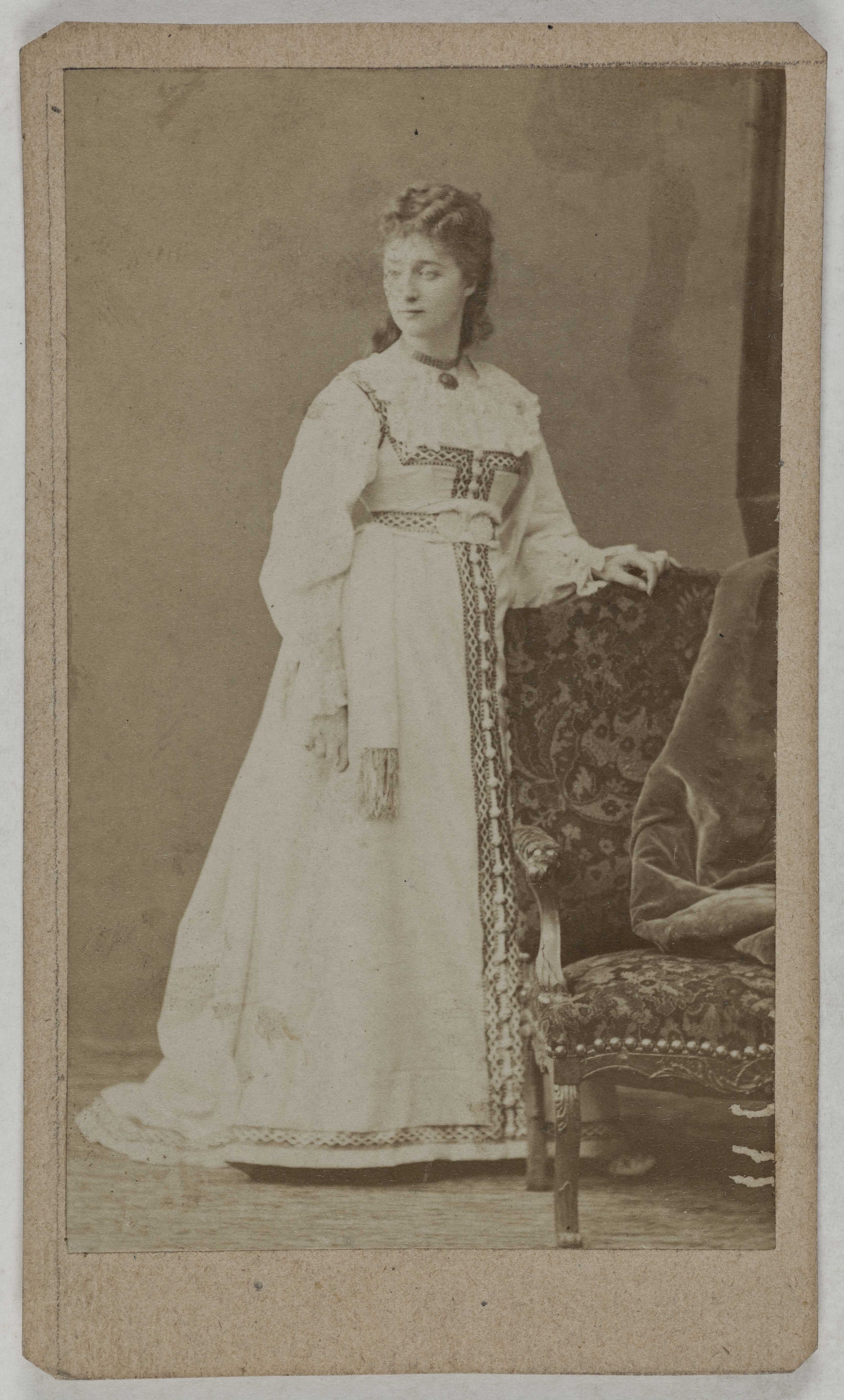 Anonyme, Portrait de Dica-Petit, (née Déodice Petit), (v. 1841-1855), (actrice)