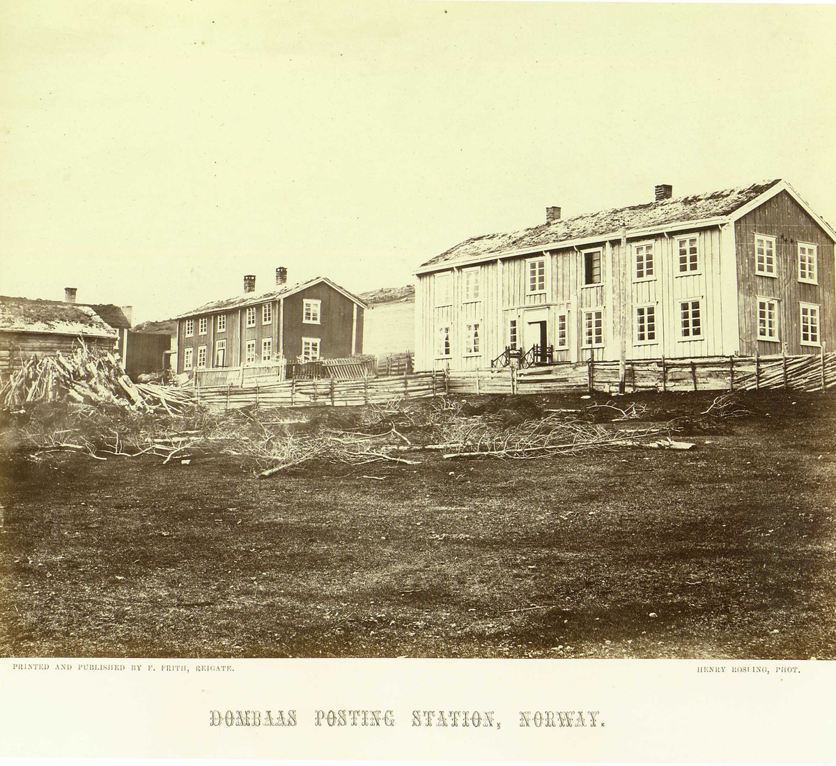 Henry Rosling, DOMBAAS POSTING STATION, NORWAY.