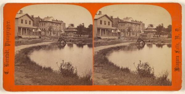 Charles Bierstadt, [High Rock Spring & Bathing House]