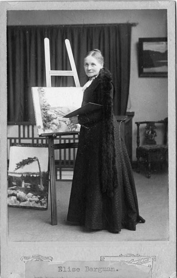 Maria Lundbäck, The landscape painter Elise Bergman, Uddevalla 1911