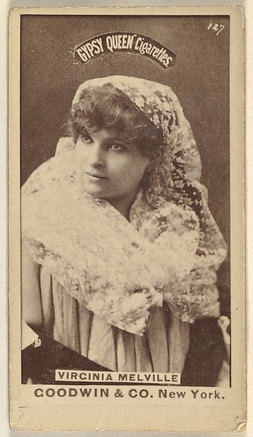 Goodwin & Company, Virginia Melville, from the Actors and Actresses series (N171) for Gypsy Queen Cigarettes