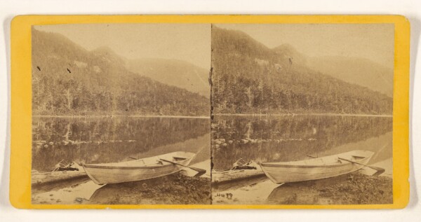 Edward and Henry T. Anthony & Co., Eagle Cliff, from the Outlet of Echo Lake. [White Mountain - Franconia Range.]