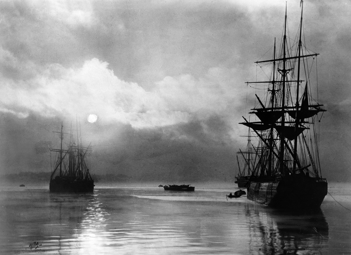 Anders Beer Wilse, Prot: Solnedgang Piperviken copi Jan.1902