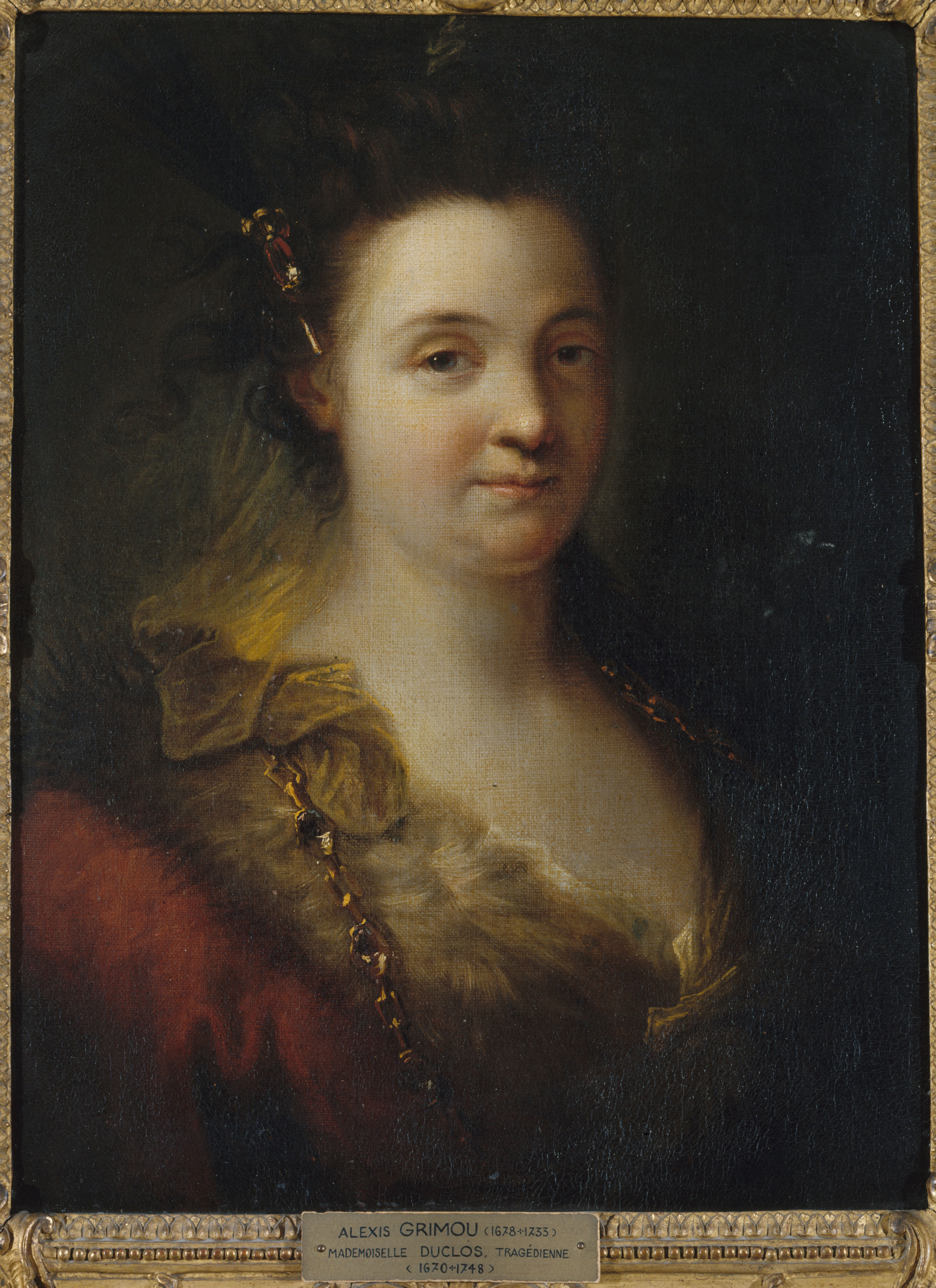 Alexis Grimou, Mademoiselle Duclos (Marie-Anne de Châteauneuf, 1670-1748, dite), sociétaire de la Comédie Française