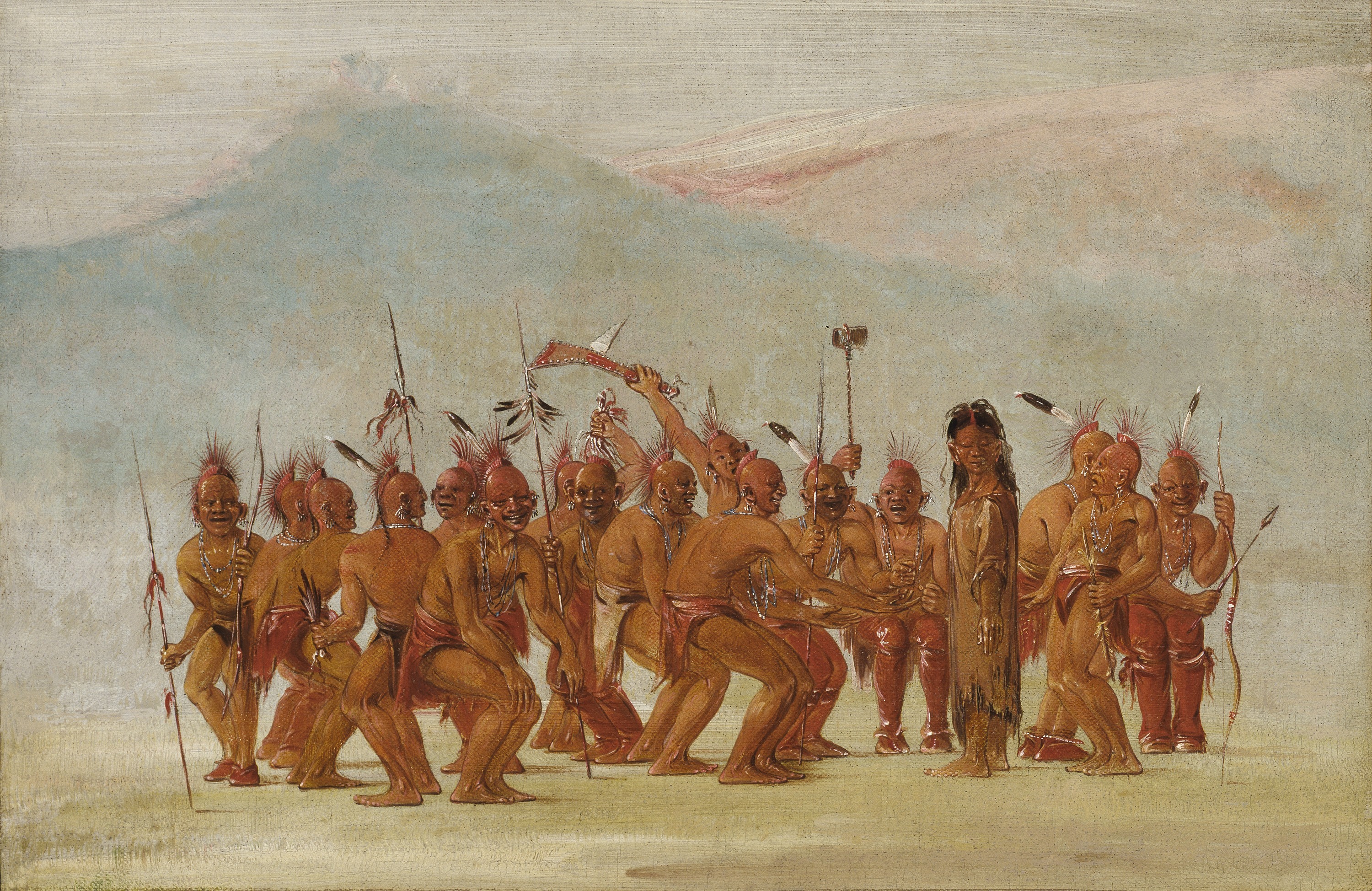 George Catlin, Dance to the Berdash
