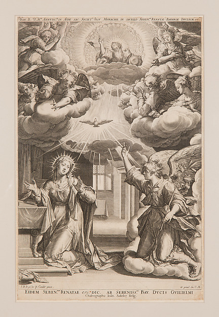 Johann Sadeler I, The Annunciation