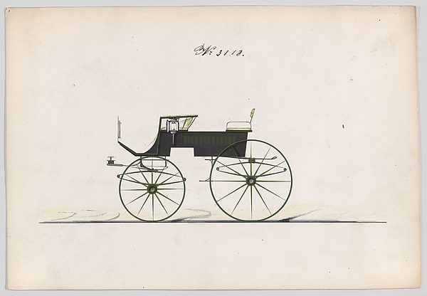 Brewster & Co., Design for T-Cart, no. 3118