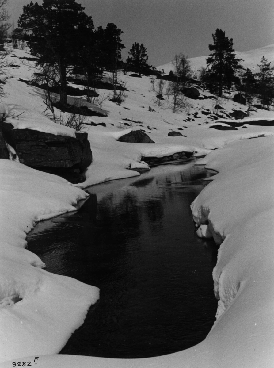Anders Beer Wilse, Landskap, sno, Jotunheimen, Visdalen.